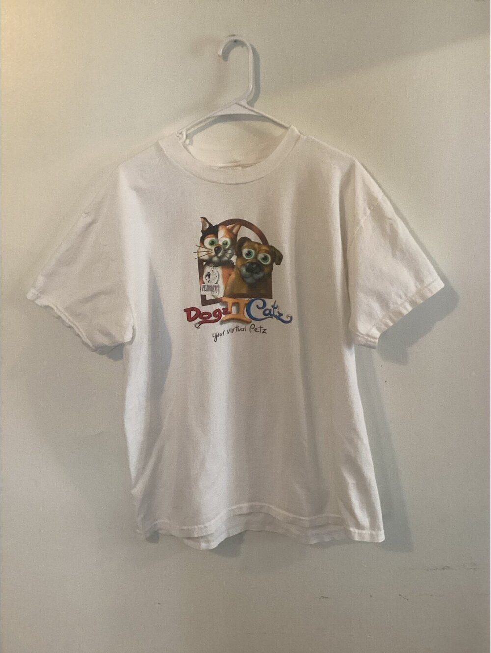 Dogs 2 Catz Virtual Petz video game promo T shirt